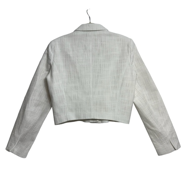 ABERCROMBIE and‎ FITCH Cropped Tweed Blazer, Size MEDIUM - Picture 3 of 9